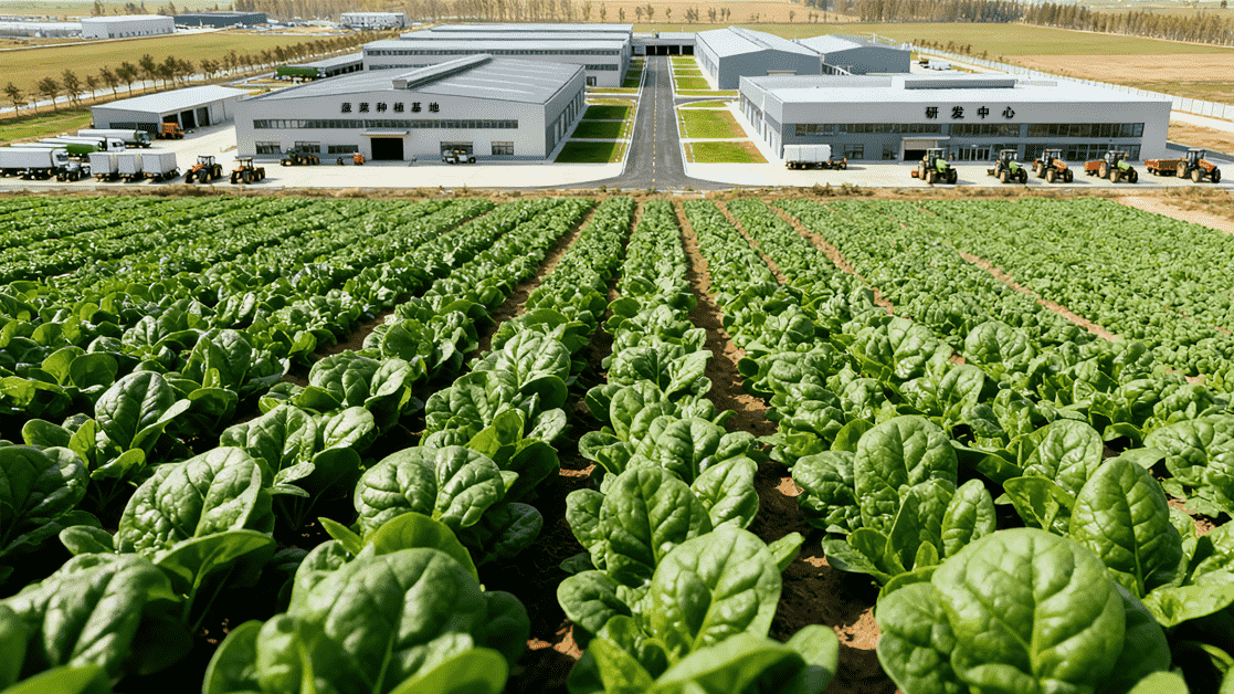 大型菠菜种植基地(土土垚）